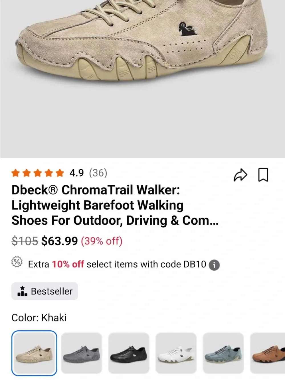 DBeck ChromaTrail Walker leather Lace-Up Sneakers